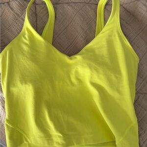 Lululemon Athletica Neon Yellow align Tank